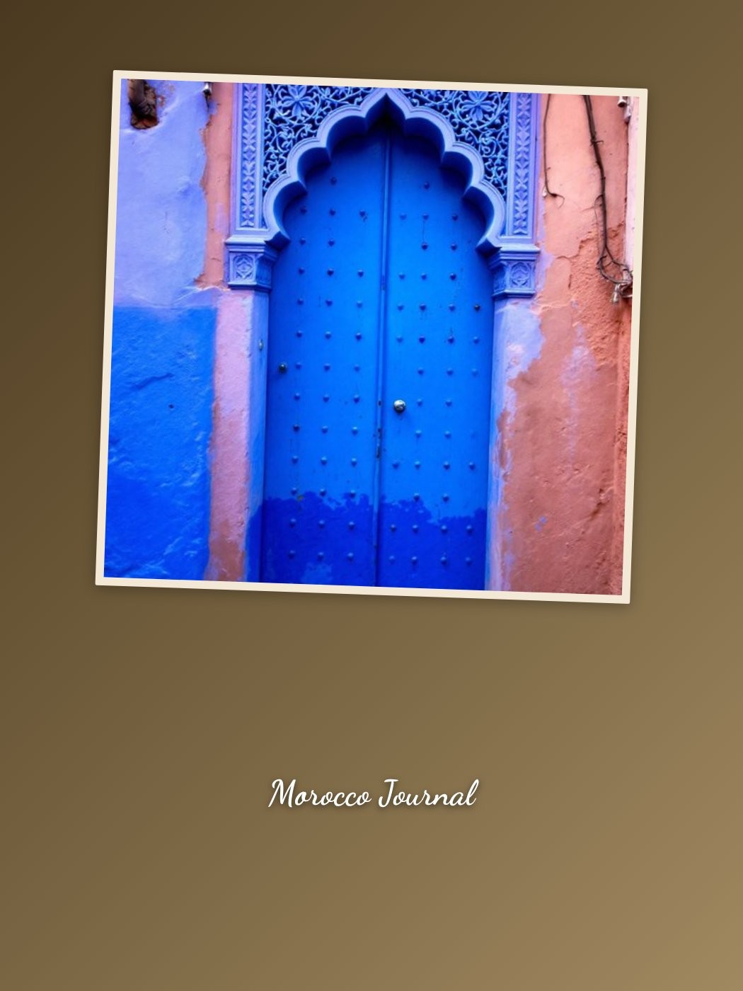 Morocco Journal · Wanderlust Journal